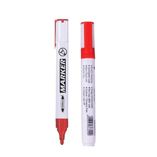 White Board Colour Marker Customized Polyester Tip Stylish Design White