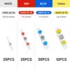 100pcs/bag(40white/30red/20blue/10yellow)
