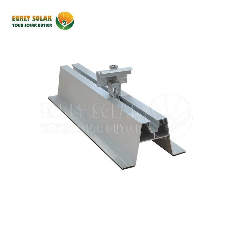 Aluminum Alloy PV Racking Carport Mini Rail Solar Roof Mounting ...