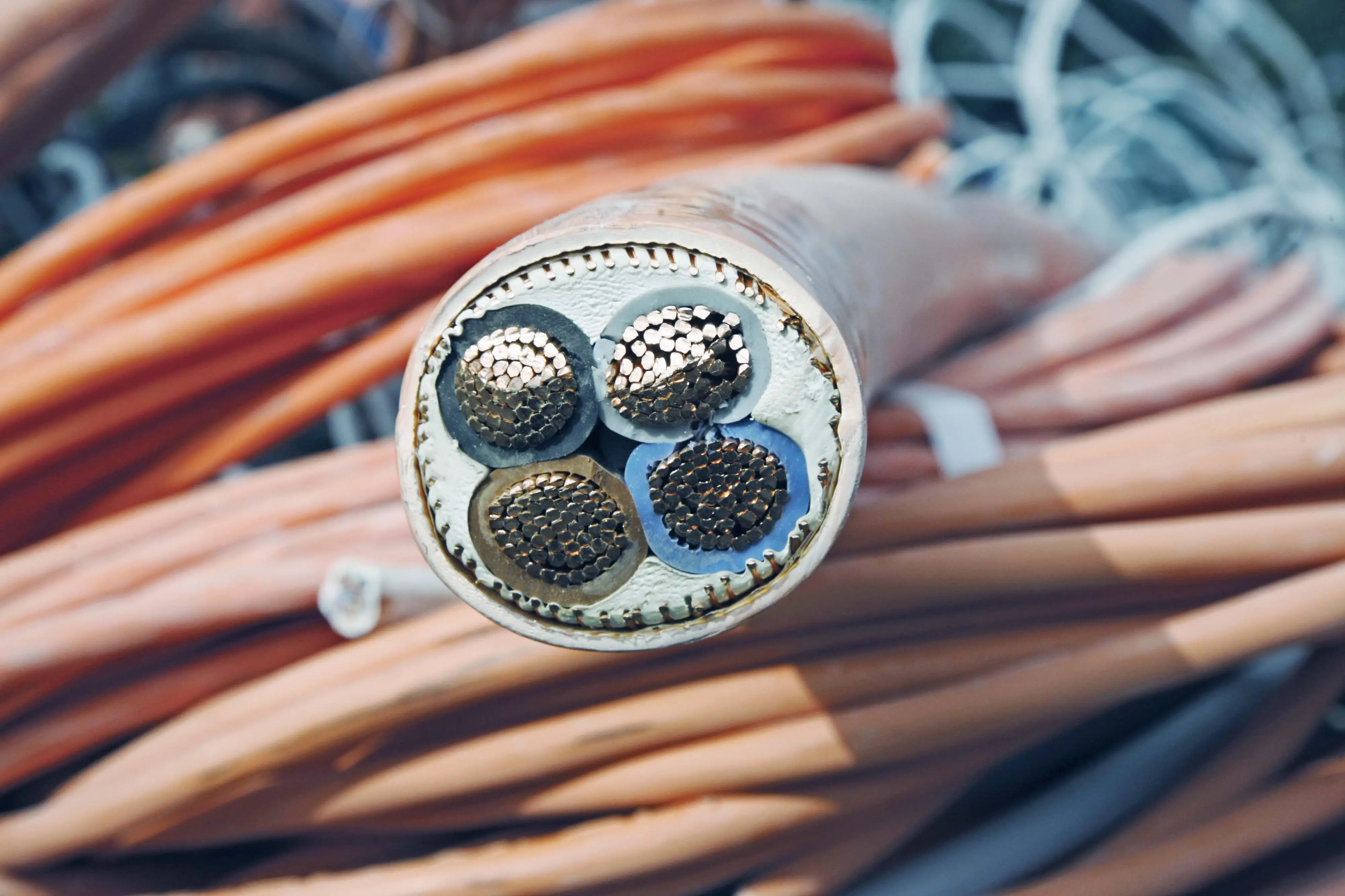 Premium Copper Cable Scrap 99.95%-99.99% Pure 1# 2# Industrial Use Used Copper Wire Recycling High Grade Metal Scrap Bulk Supply