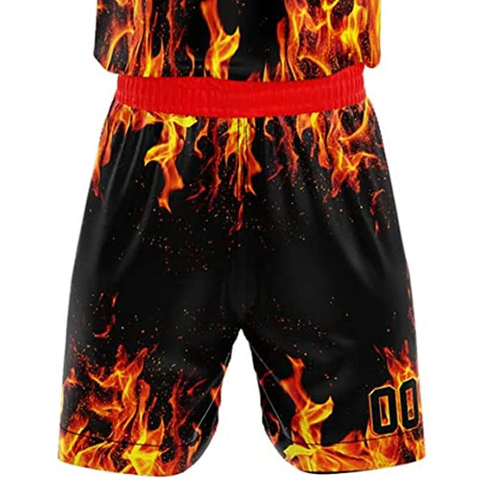 Custom Full Sublimation Printing Basketball Jersey Shorts Sets