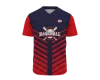Navy & Red