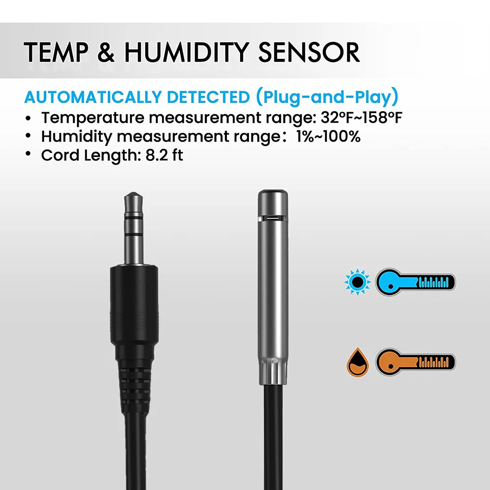 Temp and Humidity Sensor - Indoor Gro Supply