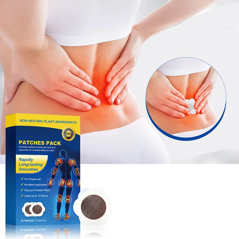 fast-acting long-lasting herbal 12-hour pain relief body aches and pains instant pain relief hot pack patch for therapy