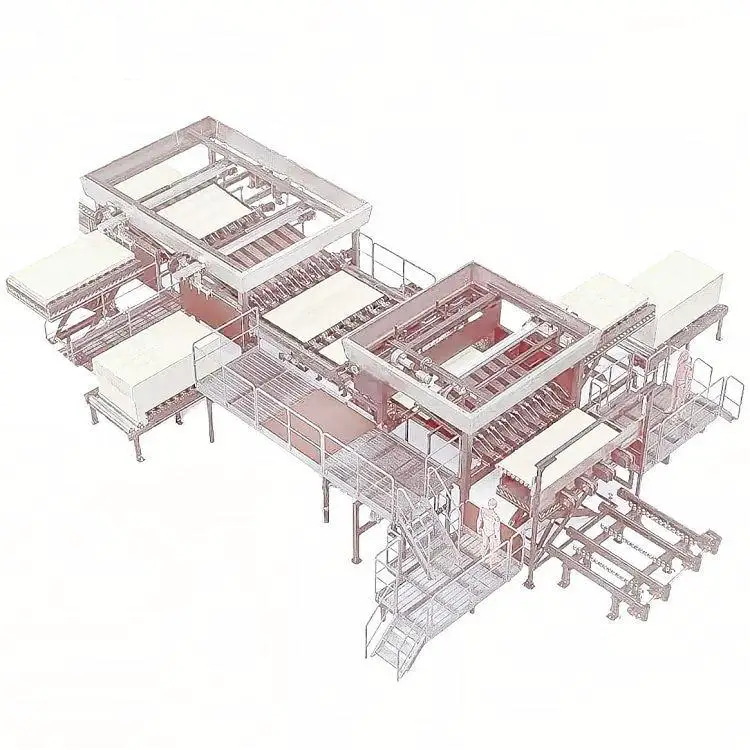 Fully automatic plywood lay up line