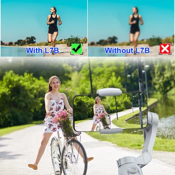Factory Supply L7Bpro Handheld 3 Axis Anti-Shake Face Tracking Mobile Gimbal Stabilizer Desktop Tripod for Tiktok product image