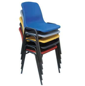 Stackable Plastic Chair for Home Office Library Hospital Coffee Shop Workshop Restaurant Use