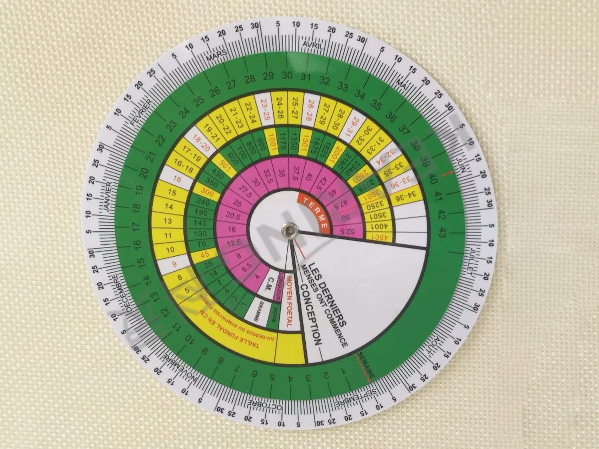 Air Duct Calculator Slide Rule Style Friction Velocity Round Duct Size Surface Area Used by Trainers Educators Technicians