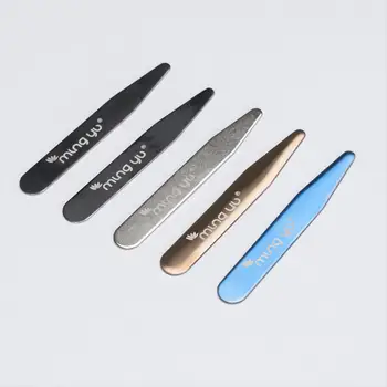 Best Selling Garment Accessories Opp Bag Collar Stays Collar Stand Collar Stiffeners Customize Stainless Steel 9mm Engraved