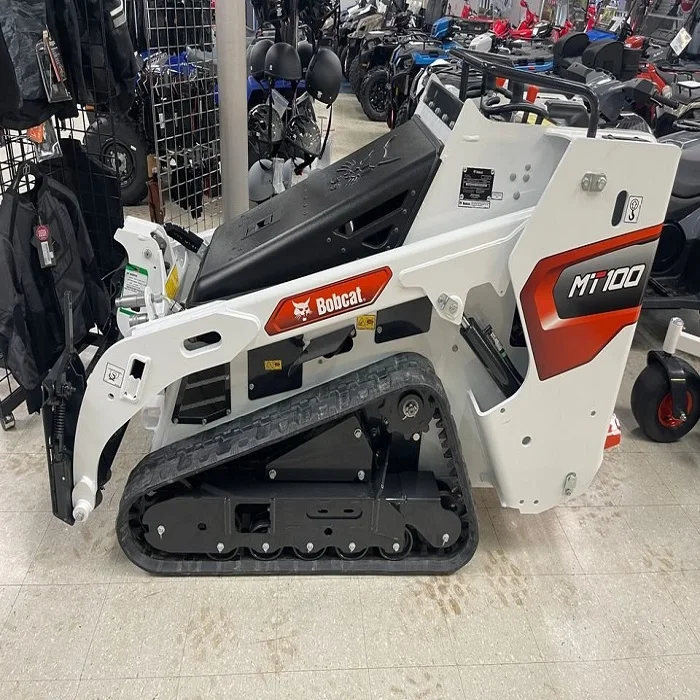 MT100 Mini Skid Steer Loader 1000kg 1410kg Bobcat With Tracks - Wholesale Bulk Orders Fast Shipping