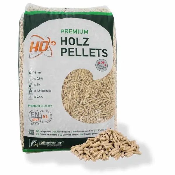 68mm Heating Bulk Wood Pellet / En Plusa1 Wood Pellets 15kg Bags