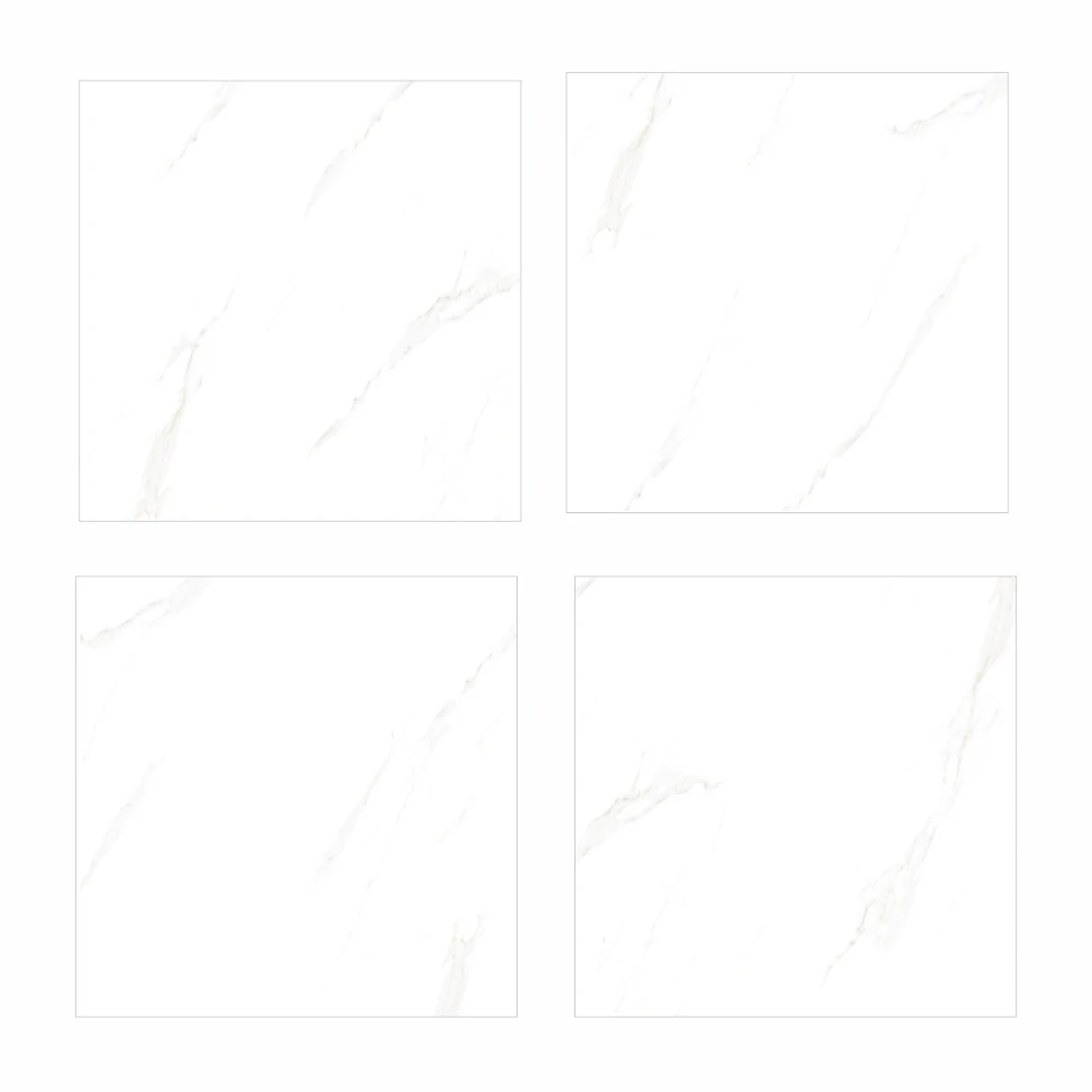 Polished Porcelain Tiles Big Slab 1200x1200 Mm,120x120 Cm Smoke White