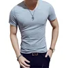 Short sleeve crew neck grey