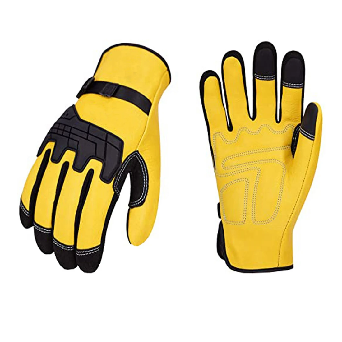 New Gloves Electric Work Mechanical Safety Gloves Anti Impact Scooters ...