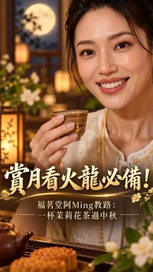 福茗堂 AI 代言人阿 Ming 茶品牌案例
