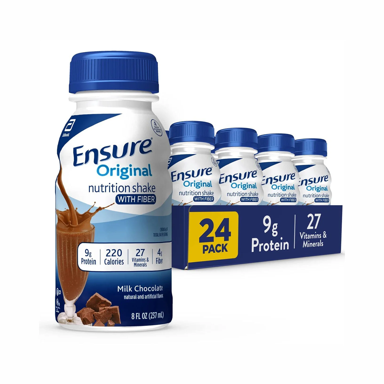 Ensure Original Nutrition Shakes | Variety Pack | Milk Chocolate Shake ...