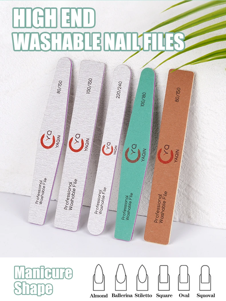 high end washable nail files