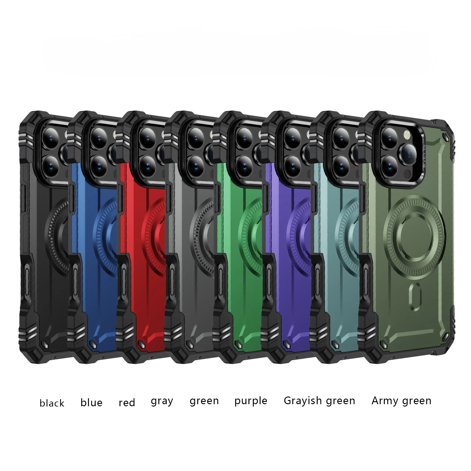 Fashion Cool Metal Camera Frame and Kickstand Wireless Charging Magnetic Bracket Phone Case for iphone 16 Plus Pro Max 15 14 13
