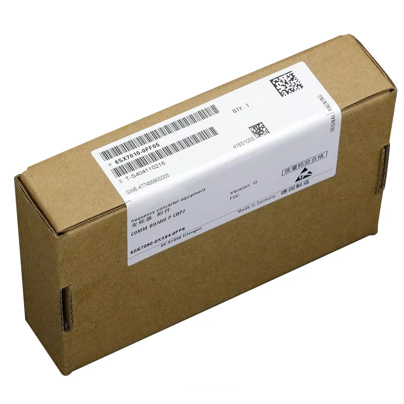 Brand New Original Authentic Unopened 6SX7010-0FF05 Authentic Unopened encoder interface module for Siemens MASTERDRIVES MC drive series, used to connect incremental encoders for speed and position feedback. 
