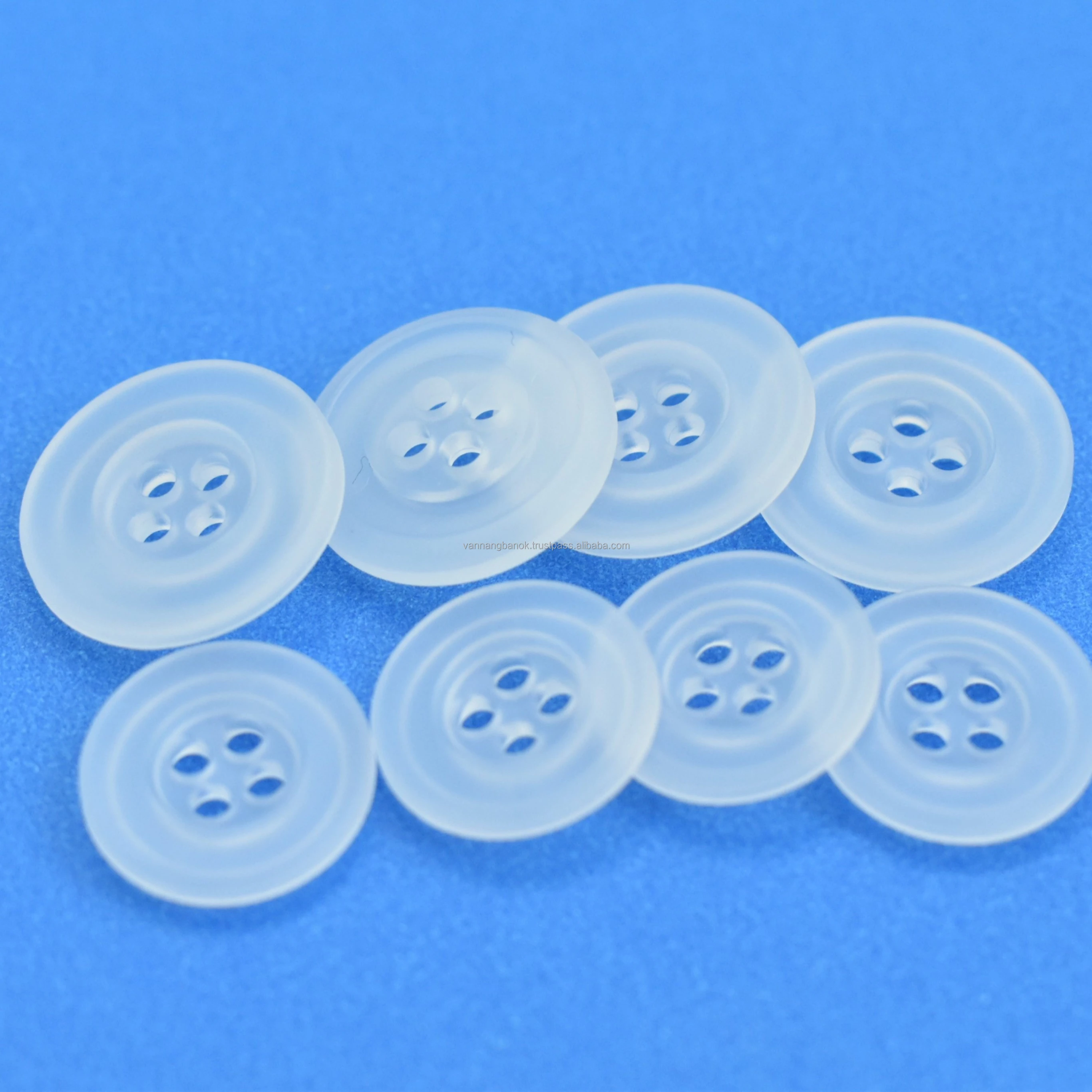 Recycle PP Button Plastic Made in Vietnam Shirt Jean 4 Holes 10mm 11.5mm 13mm 15mm 18mm 20mm Garment Accessories Good Quality