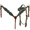Brown/turquoise