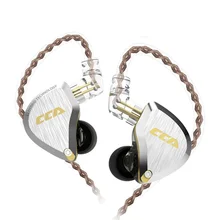 CCA C12 Metal 5BA+1DD Hybrid 12Units HIFI Bass Noise Cancelling in Ear Monitor Headphones