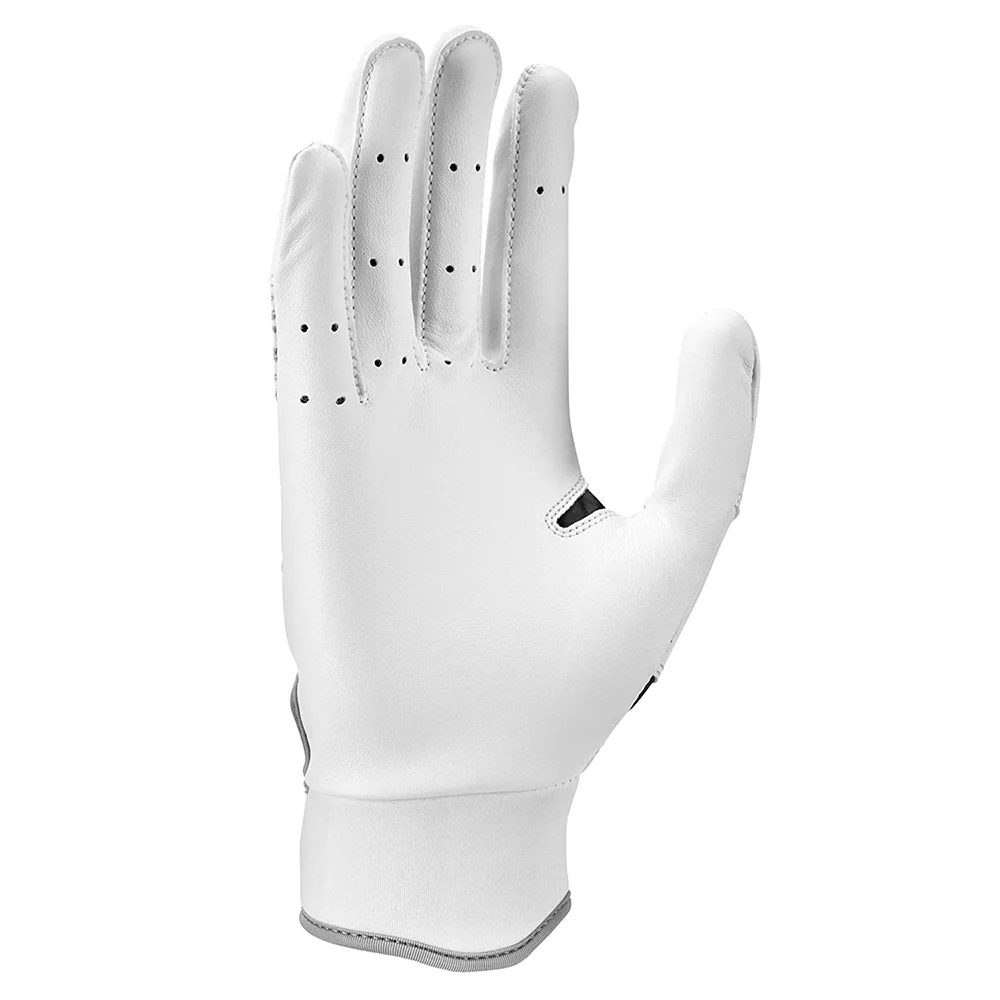 Professional Baseball Batting Gloves In Leather Strapped Closure Full