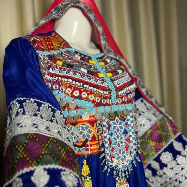 Handmade Afghan Vintage Banjara Dresses 2 Set Traditional Kochi Embroidered Outfits Ethnic Tribal Wear for Women Family Pack