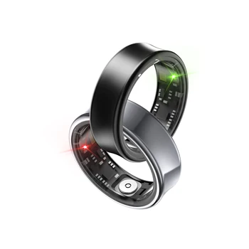 D SHR Ring Waterproof Sleep Tracking Calorie Fitness Tracker Finger Ring Step Health Blood Oxygen Pressure Sam Sung Smart Ring