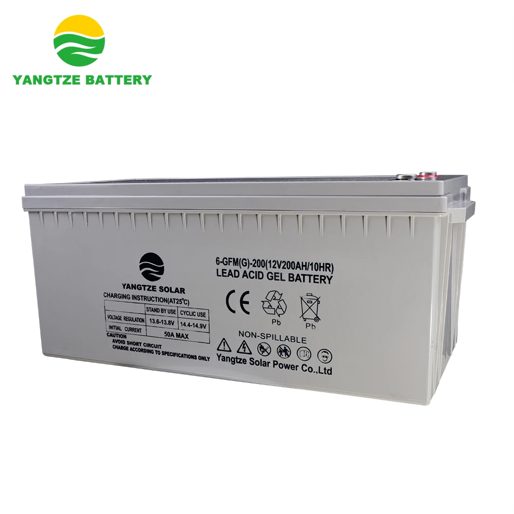 Yangtze Power 12V 200ah Solar Battery Backup System - China Solar Battery  Backup System, 12V 200ah Gel Battery