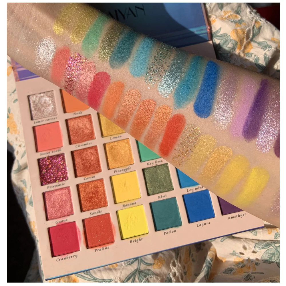 HANDAIYAN 30 color matte eye shadow palette pearly glitter eye shadows pallets