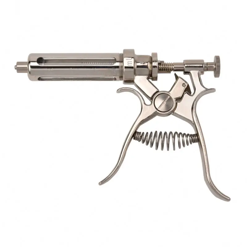 20ml Veterinary Equipment Syringes Automatic Veterinary Metal Syringe