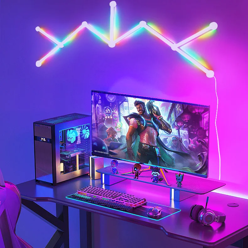 Tuya APP Control Dual-mode Symphony Music Snyc Voice Sensor RGB Smart Home Night Lights