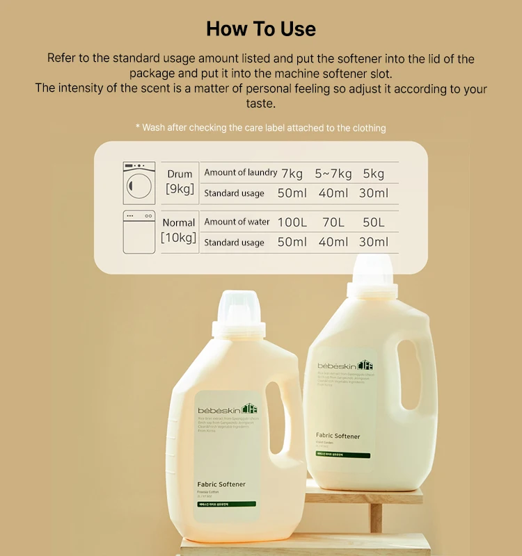 Korean Bebeskin Life Laundry Fabric Softener Reminiscent Of Niche