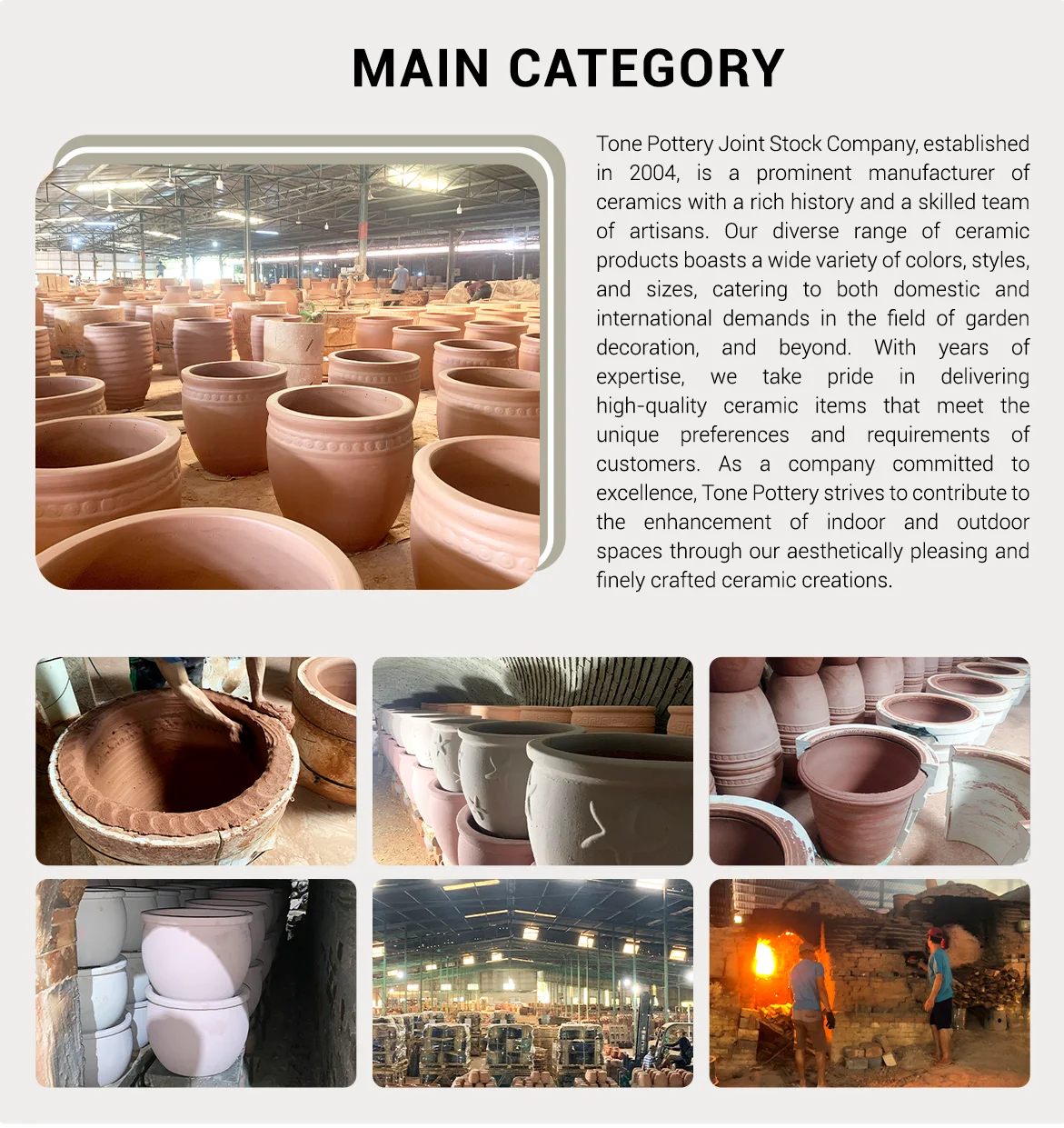 Go-1001 Vietnam Glazed Ceramic Pot Garden Outdoor Antique Flower ...