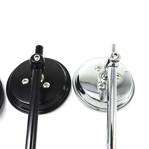 New OEM Cafe Racer Motorcycle Rearview Side Mirror ABS Alloy Steel Universal Fit Parts