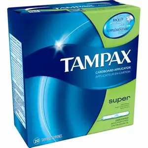 Original for Tampax Pearl Organic Tampons Super Absorbency Unscented Plastic Cotton Cheap Wholesale Price for Female Hygiene