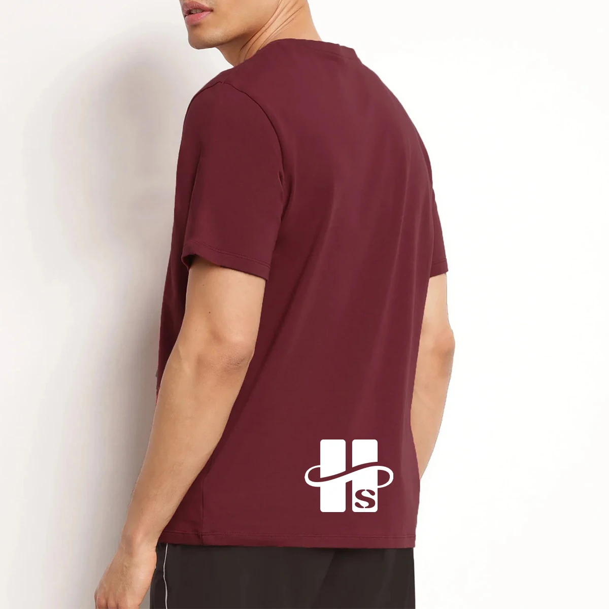 Mens Heavyweight T Shirt 240gsm Pure Cotton Oversized Loose Fit Short Sleeve Crew Neck Printed Tee