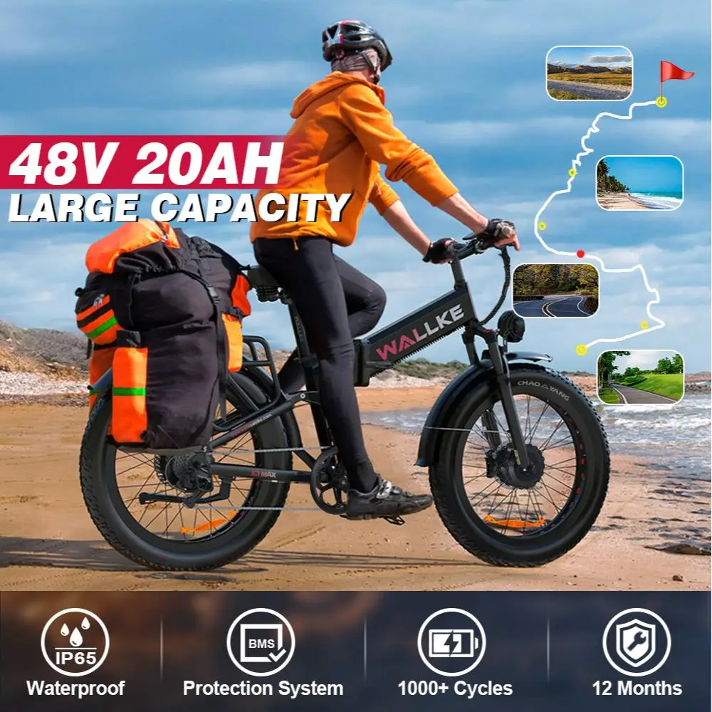 2024 Wallke X3 Pro Electric Folding Bike Convenient and Eco-Friendly Product