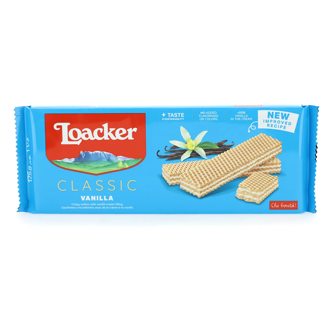 Classic Vanilla Essence Refined Loacker Biscuits 175g Pack of 18 for Sweet Vanilla Indulgence