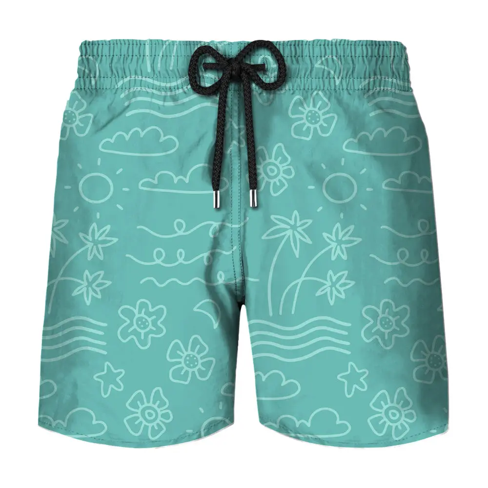 Haute qualité mode 3D impression maillot de bain d'été pour hommes vêtements de bain amples maillots de bain Shorts de plage Shorts849_voghion.com