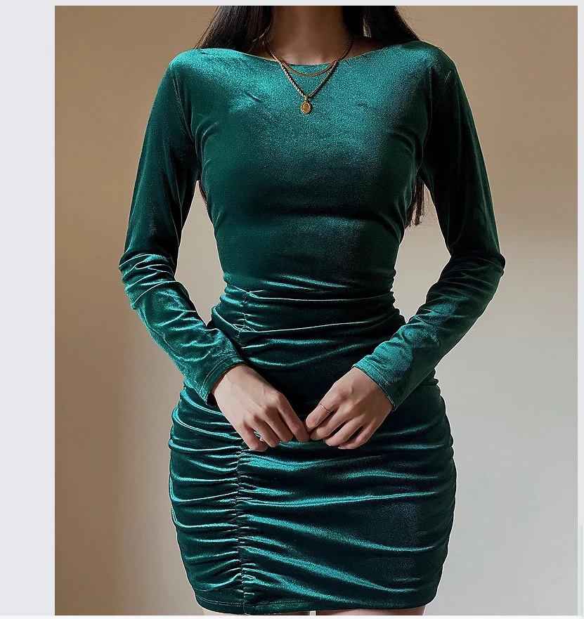 sachin and babi light blue dress Winter Sweater Dress Style Guide: Stay Warm and Chic main image 1