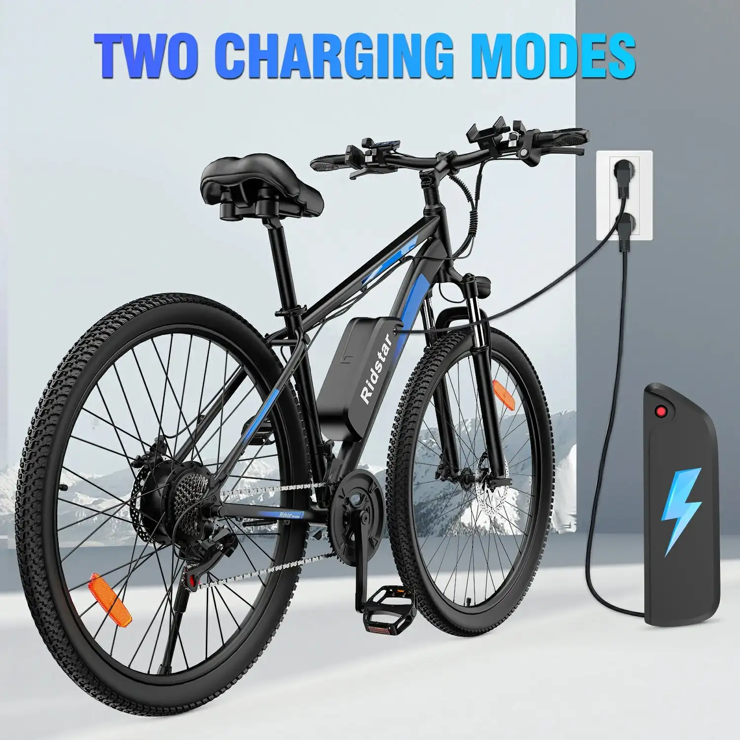 RIDSTAR S29 Pro 29\" Electric Mountain Bike with 1000W Motor and 48V 15.6Ah Battery