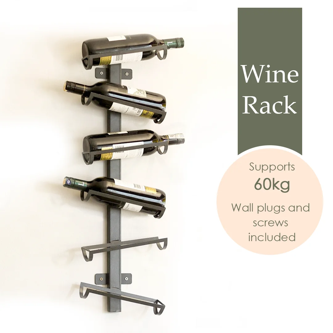 Class 1 Premium Metal Wine Rack Unique Floating Rack Design With Fully