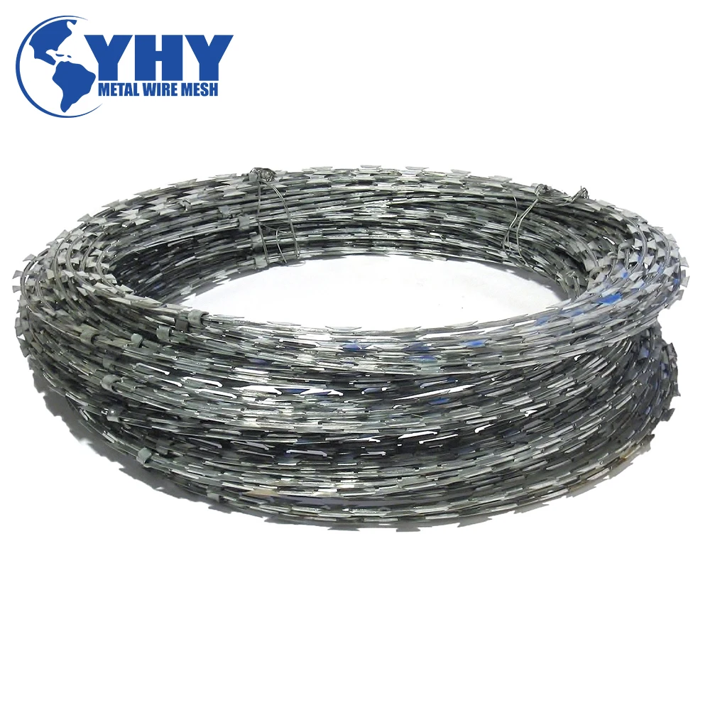 Strong Defensive Single Type Razor Wire for Government or Prison ...