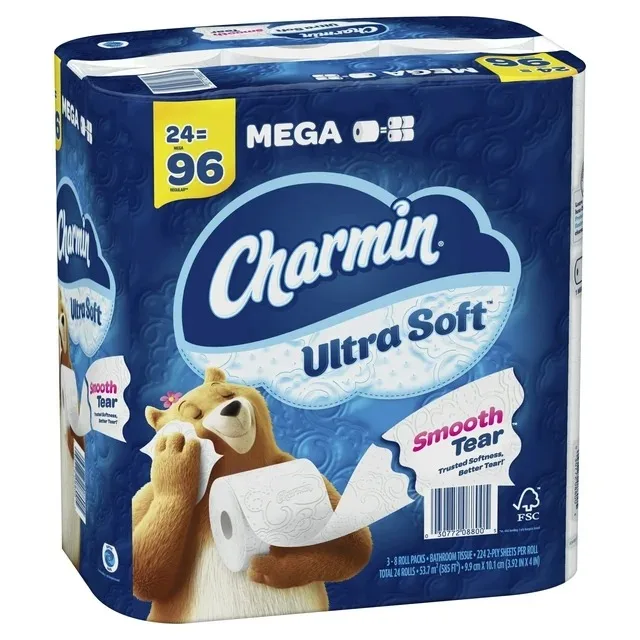 Charminultra Soft Toilet Paper,24 = 96 Mega Rolls Buy Charmin Toilet