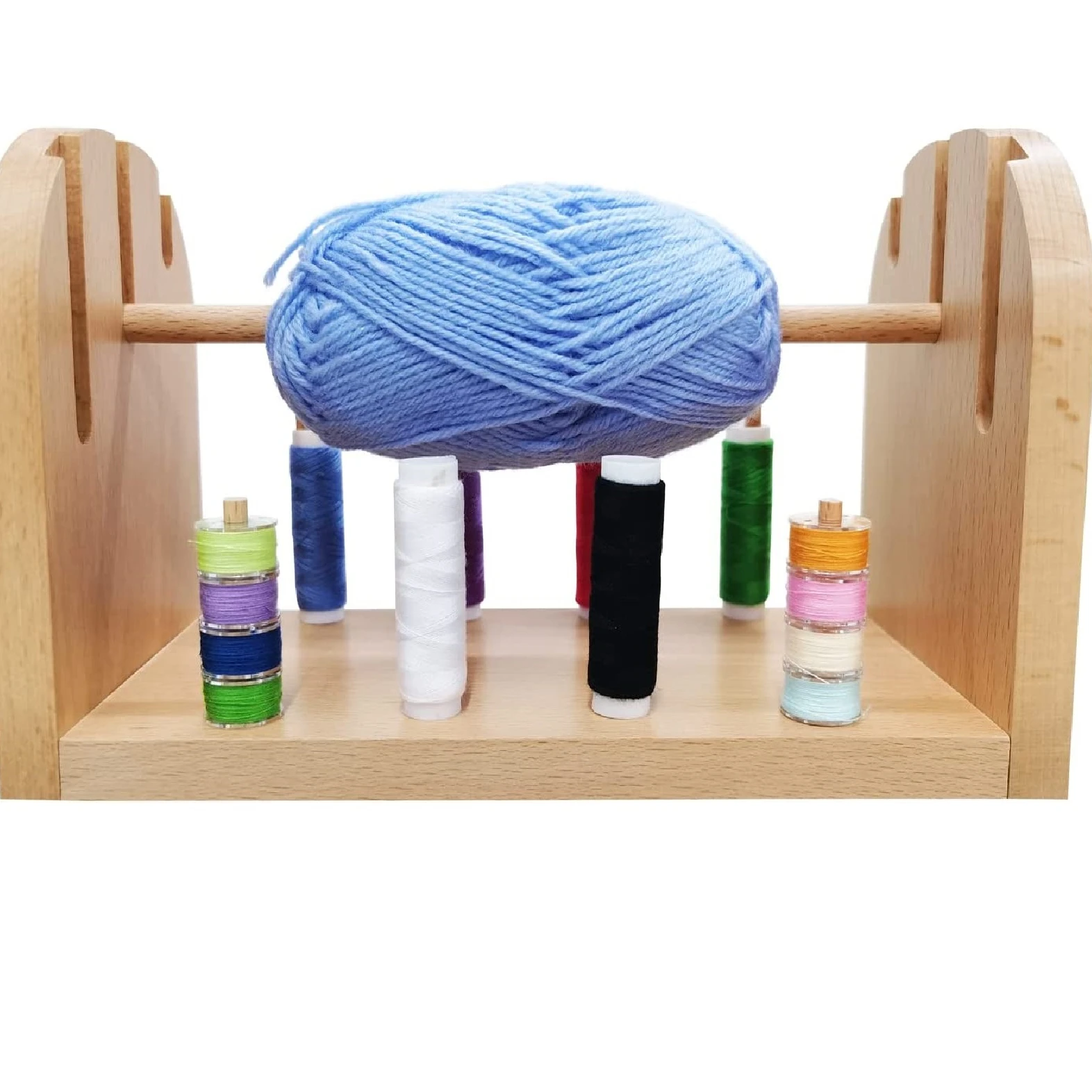 Wooden Yarn Holder For Crocheting Yarn Holder Dispenser For Crocheting