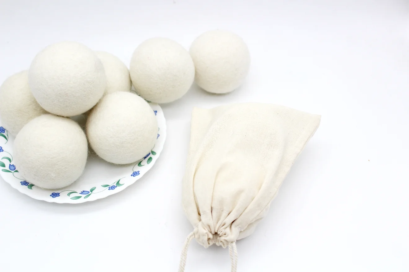 Amazon Best Seller 2023 Handmade White Laundry Dryer Ball Wool