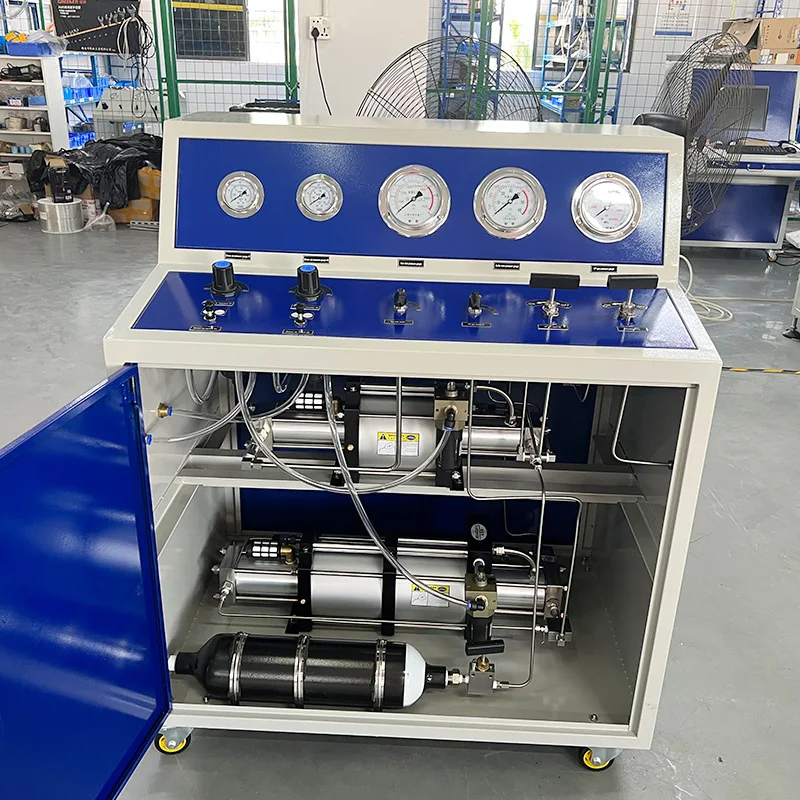 Dry Powder CO2 Foam Water Fire Filling Machine Automatic FM200 Fire Extinguisher Filling Machine