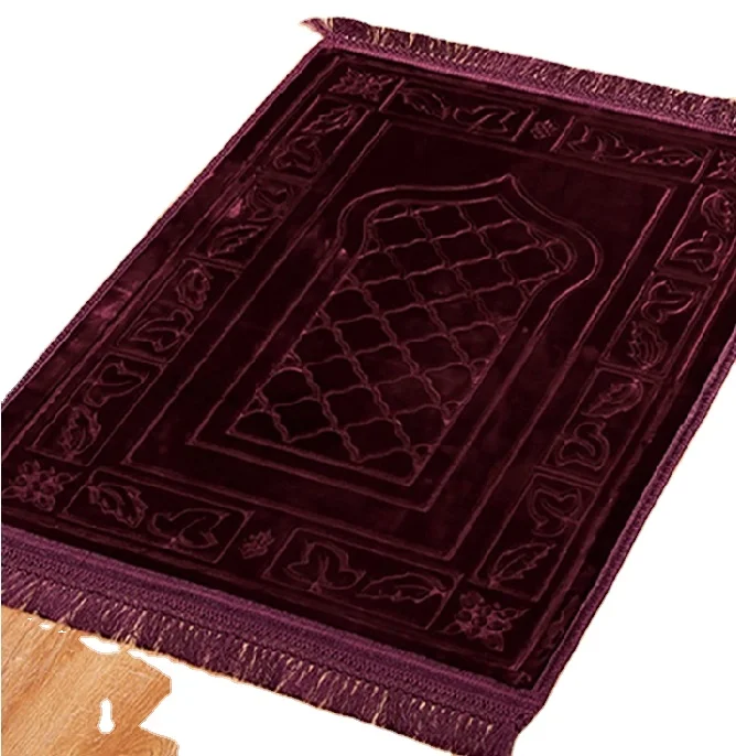Maroon Dyed Carpets Manufacturer In Turkey Sejadah Muslim Prayer Rug